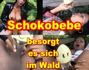 schokobebe Porno Video: Schokobebe auf einem Waldparkplatz